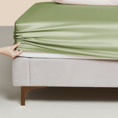 Silk Sheet Set, Sage Green