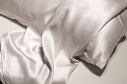 Fog Grey Queen Silk Pillowcase